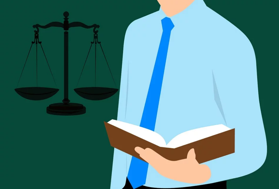 an illustration of a lawyer
